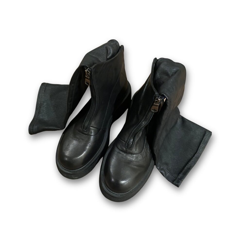 NWOT Free People Sasha Stretch Boots Black US 8 / EU 38